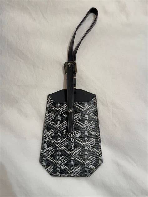 goyard suitcase wheels|goyard luggage tag.